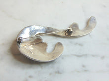 Load image into Gallery viewer, Womens Vintage Estate Sterling Silver Modernist Brooch  19.8g E1511