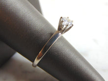 Load image into Gallery viewer, WOMEN&#39;S VINTAGE ESTATE 14K WHITE GOLD &amp; SOLITAIRE DIAMOND RING 3.3g  E1528