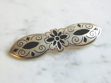 Load image into Gallery viewer, Womens Vintage Estate Sterling Silver Floral Brooch 11.8g E1538
