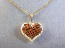 Load image into Gallery viewer, Womens Vintage Estate 14K Yellow Gold Necklace w/ Heart Pendant 6.4g E1824