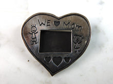 Load image into Gallery viewer, Womens Vintage Estate Sterling Silver Heart Picture Brooch 6.7g E1903