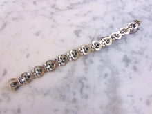 Load image into Gallery viewer, Womens Vintage Estate Sterling Silver Bracelet w/ Turquoise 31.6g E1904