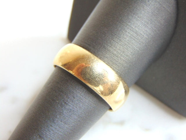 Men's Vintage Estate 14K Gold Wedding Band Ring 6.6g E1927