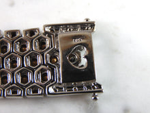 Load image into Gallery viewer, Womens Vintage Estate Sterling Silver Heavy CZ Bracelet 68.2g E1950