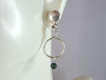 Load image into Gallery viewer, Womens Vintage Estate Sterling Silver Modernist Earrings 1.4g E1960