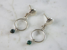 Load image into Gallery viewer, Womens Vintage Estate Sterling Silver Modernist Earrings 1.4g E1960