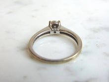 Load image into Gallery viewer, Womens Vintage Estate 10K White Gold Ring Diamond Ring, 2.9g E1982