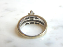 Load image into Gallery viewer, Womens Vintage Estate 14k White Gold Marquise Diamond Ring 6.4g #E1990