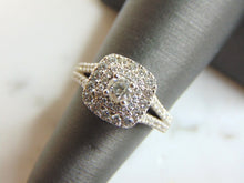 Load image into Gallery viewer, Womens Vintage Estate 14K White Gold Diamond Ring 4.5g E1991