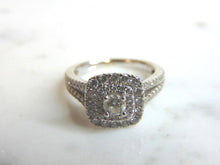 Load image into Gallery viewer, Womens Vintage Estate 14K White Gold Diamond Ring 4.5g E1991