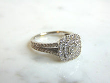 Load image into Gallery viewer, Womens Vintage Estate 14K White Gold Diamond Ring 4.5g E1991