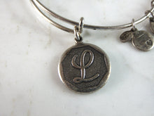 Load image into Gallery viewer, Womens Vintage Estate Alex &amp; Ani "L" Charm Bracelet 11.2g E2014