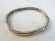 Load image into Gallery viewer, Womens Vintage Estate Sterling Silver Onyx Bangle Bracelet 26.0g E2017
