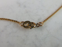Load image into Gallery viewer, Womens Vintage Estate 14K Yellow Gold Palm Leaf Necklace 9.2g E2053