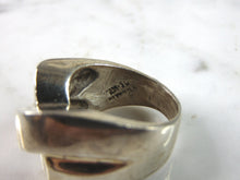 Load image into Gallery viewer, Womens Vintage Estate Sterling Silver Modernist Ring 20.6g E2066