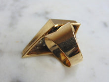 Load image into Gallery viewer, Womens Vintage Estate 14K Gold Diamond Cluster Modernist Ring 12.9g  #E2069