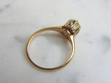 Load image into Gallery viewer, Womens Vintage Estate 14k Gold Diamond Engagement Ring 1.7g #E2071