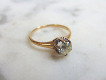 Load image into Gallery viewer, Womens Vintage Estate 14k Gold Diamond Engagement Ring 1.7g #E2071