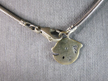 Load image into Gallery viewer, Womens Vintage Estate Sterling Silver Modernist Necklace 13.4g E2081