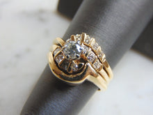 Load image into Gallery viewer, Womens Vintage Estate 14K Yellow Gold Diamond Ring 5.8g E2132