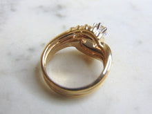 Load image into Gallery viewer, Womens Vintage Estate 14K Yellow Gold Diamond Ring 5.8g E2132