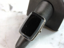 Load image into Gallery viewer, Womens Vintage Estate Sterling Silver Modernist Onyx Ring 23g E2165