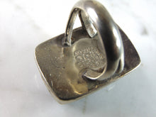Load image into Gallery viewer, Womens Vintage Estate Sterling Silver Modernist Onyx Ring 23g E2165