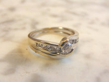 Load image into Gallery viewer, Women&#39;s Vintage Estate 14K White Gold Diamond Ring, 5.5g E2188