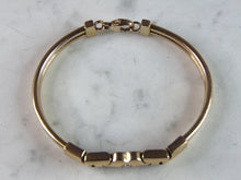 Load image into Gallery viewer, Womens Vintage Estate 14K Yellow Gold Diamond Bracelet  25.7g E2277