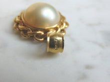 Load image into Gallery viewer, Womens Vintage Estate 14K Yellow Gold Pendant w/ Pearl ? 4.7g E2303