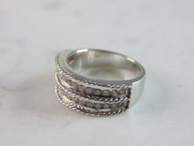 Load image into Gallery viewer, Womens Vintage Estate 18K White Gold Diamond Ring 7.1g E2305