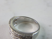 Load image into Gallery viewer, Womens Vintage Estate 18K White Gold Diamond Ring 7.1g E2305