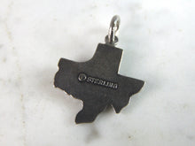 Load image into Gallery viewer, Womens Vintage Estate Sterling Silver State of Texas Charm 1.9g E2309