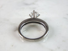 Load image into Gallery viewer, Womens Vintage Estate Sterling Silver Modernist CZ Ring 3.3g E2326