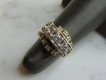 Load image into Gallery viewer, Womens Vintage Estate 14k White Gold Diamond Ring 4.7g #E2344