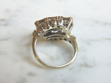 Load image into Gallery viewer, Womens Vintage Estate 14k White Gold Diamond Ring 4.7g #E2344