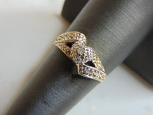 Load image into Gallery viewer, Womens Vintage Estate 10K Yellow Gold Diamond Ring 2.5g E2368