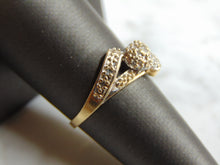 Load image into Gallery viewer, Womens Vintage Estate 10K Yellow Gold Diamond Ring 2.5g E2368