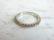 Load image into Gallery viewer, Womens Vintage Estate 14K White Gold Diamond Ring 2.7g E2386
