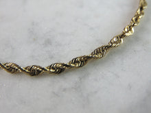 Load image into Gallery viewer, Womens Vintage Estate 14K Yellow Gold Chain Bracelet 2.8g E2410