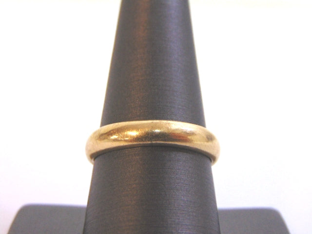 Mens Vintage Estate 14K Gold Wedding Band Ring 5.5g E2412