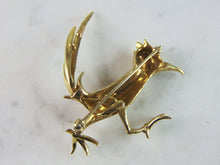Load image into Gallery viewer, Womens Vintage Estate 18K Yellow Gold Bird Brooch 10.2g E2424
