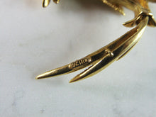 Load image into Gallery viewer, Womens Vintage Estate 18K Yellow Gold Bird Brooch 10.2g E2424