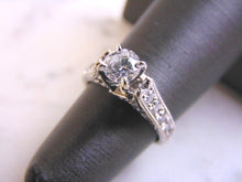 Load image into Gallery viewer, Women&#39;s Vintage Estate 14K White Gold 1.21cts Diamond Ring, 3.3g E2447