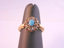 Load image into Gallery viewer, Womens Vintage Estate 14K Yellow Gold Diamond Ring 2.8g E2454