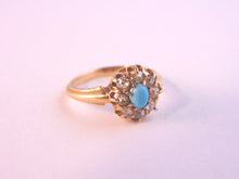 Load image into Gallery viewer, Womens Vintage Estate 14K Yellow Gold Diamond Ring 2.8g E2454