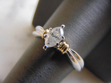 Load image into Gallery viewer, Womens Vintage Estate 14k White &amp; Yellow Gold Marquise Diamond Ring 3.6g #E2461