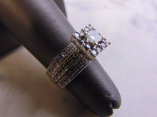 Load image into Gallery viewer, Women&#39;s Vintage Estate 14K White Gold Diamond Ring, 7.1g E2465