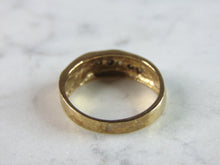 Load image into Gallery viewer, Womens Vintage Estate 14K Yellow Gold CZ Ring 4g E2466