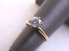 Load image into Gallery viewer, Womens Vintage Estate 14k Gold Solitaire Diamond Ring 1.8g E2486